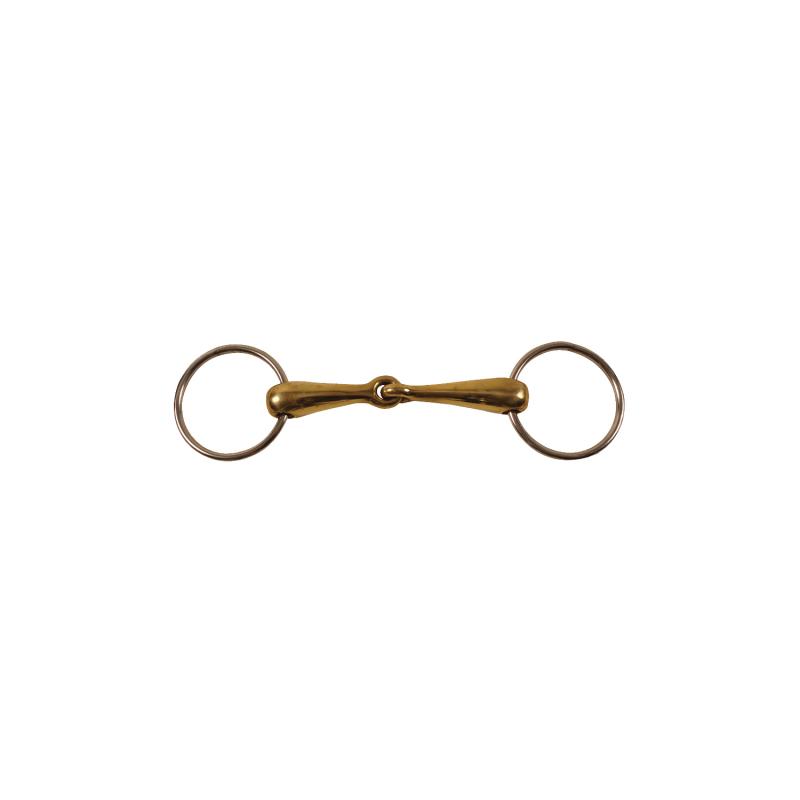 Solid German Copper Snaffle Bit