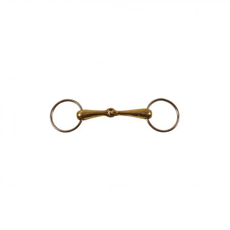 Solid German Copper Snaffle Bit