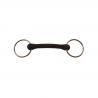 Unjointed Hard Rubber Mouth Snaffle