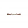 Import Leather Curb Double Chain