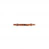 Braided Leather Curb Chain