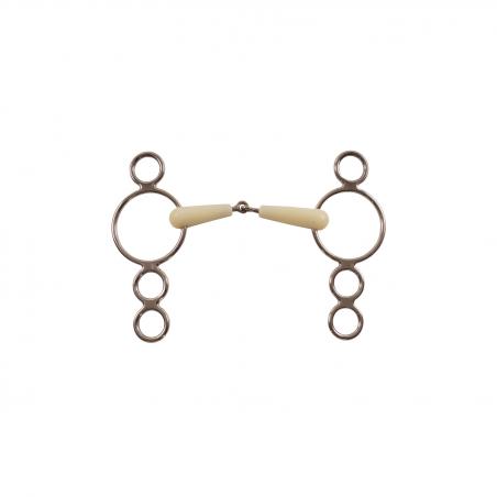 Hm Gag Bit 4-Ring Cheeks