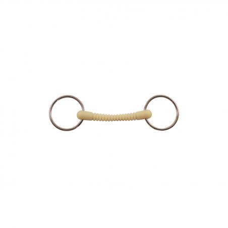 Ribbed Mouth Snaffle Bit