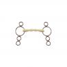 Hm Mullen Mouth Gag Bit 4-Ring Cheeks