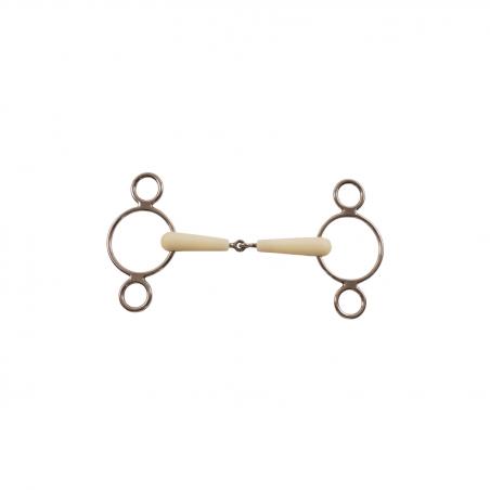 Hm Gag Bit 3-Ring Cheeks