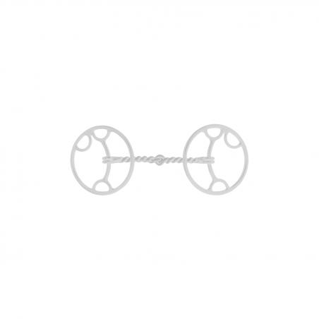 Antique Snaffle Lifter Ring Bit Silver