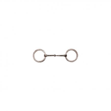 Metalab Flat Ring Snaffle Bit