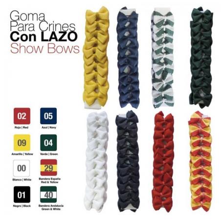  Goma Para Crines Con Lazo