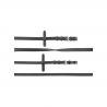 Double Dressage Reins Smooth Leather