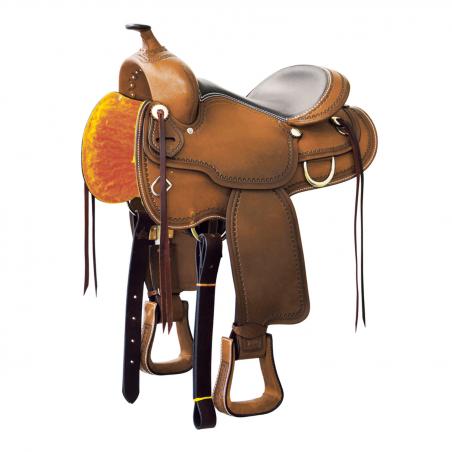 Arabian Rawhide Square Denver Saddle
