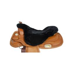 Western Saddle Sheep Skin Seat Cover