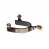 Black Spurs With Metal Plate