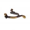 Black Spurs With Brass Deco