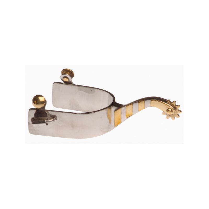 Ss Spurs W/brass Trims