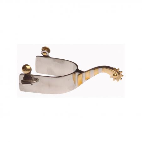 Ss Spurs W/brass Trims