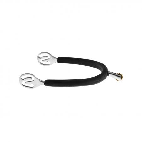 Rubber Covered Spurs With Rowel