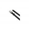 Equestro Leather Spurs Straps With Decorated Buckle