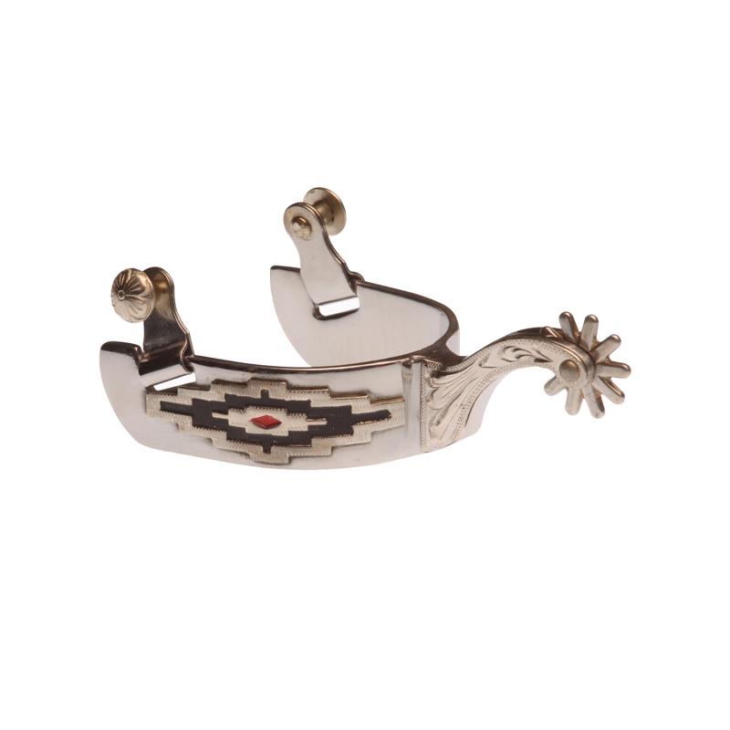 Silver Navayo Spurs