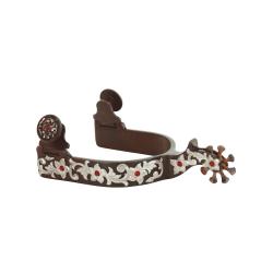 Antique Spurs W/strass Inlay