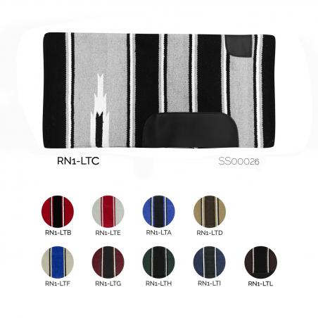 Navayo Blanket 32X64 W/leather Patch