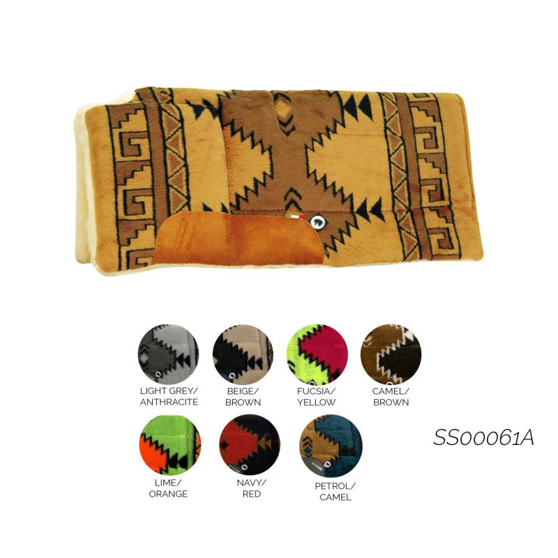 Polo Fleece Built Up Padded Wesetrn Saddle Pad
