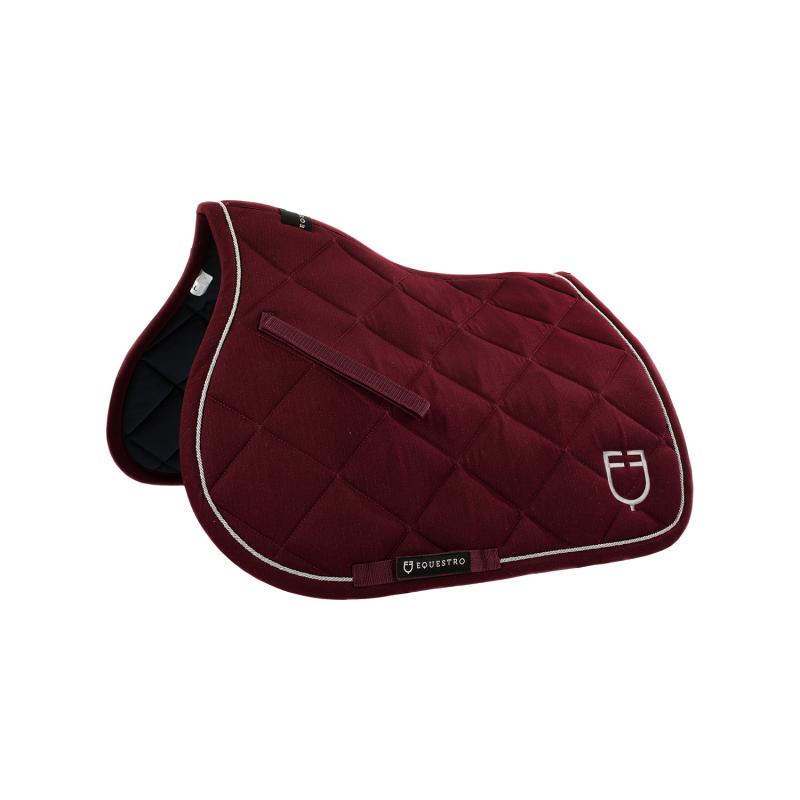 Equestro Shaped Cotton Saddle Pad With Logo