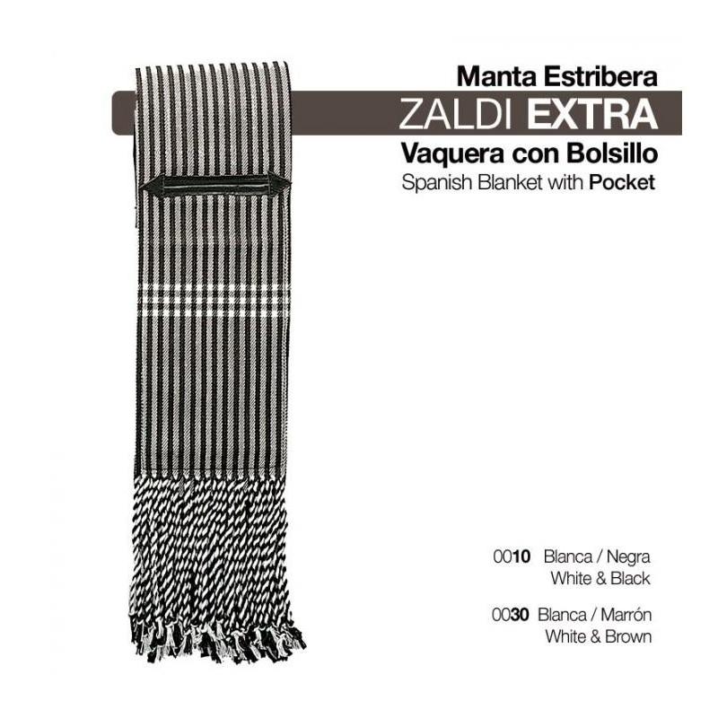  Manta Estribera Zaldi Extra Bolsillo