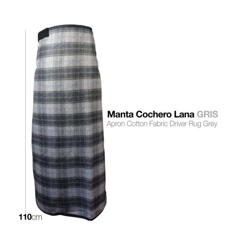 Manta Cochero Lana Gris