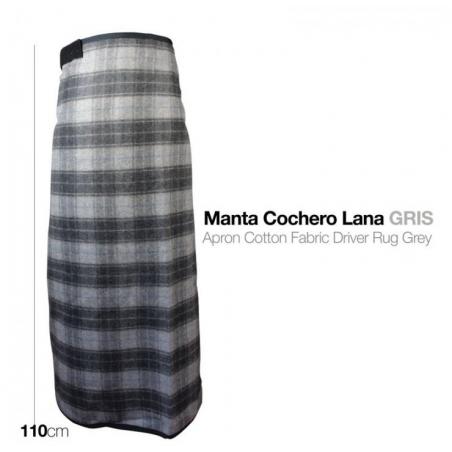 Manta Cochero Lana Gris