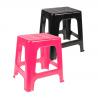 V-Plast Black-Hot Pink Plastic Stool