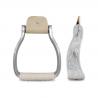 Aluminum And Leather Western Tooled Stirrups
