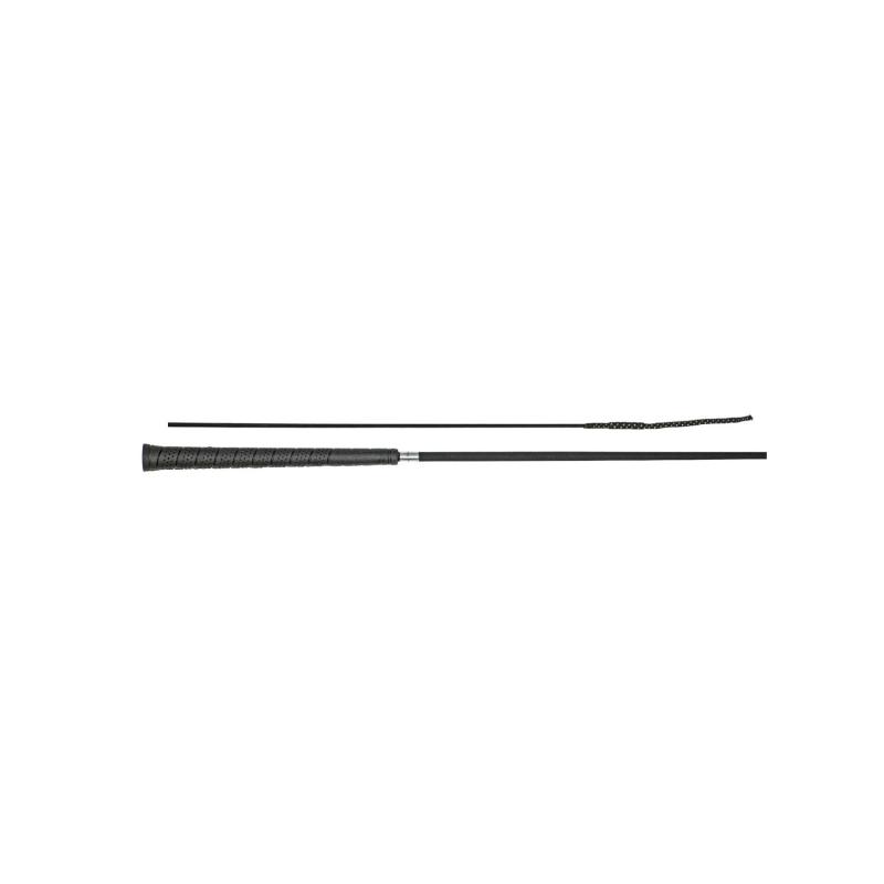 Dressage Whip Non Slip Handle Golf Style Black Mat Core
