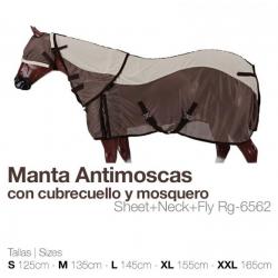  Manta Antimoscas+cubrecuellos+mosquero