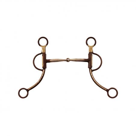 Antique Bit Long Cheeks W/gs Trims