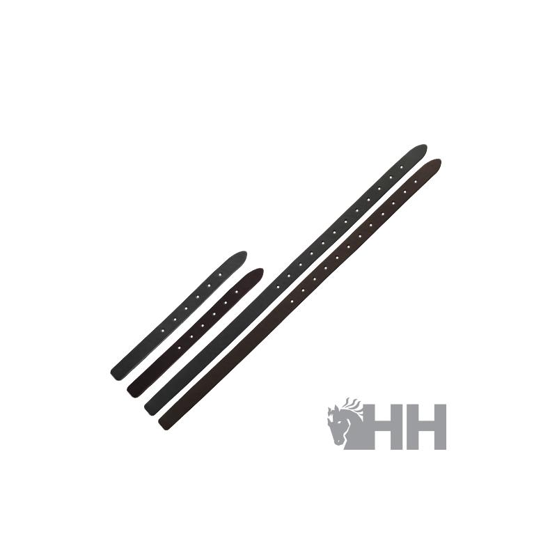 Latiguillos Cincha Cuero Cromo