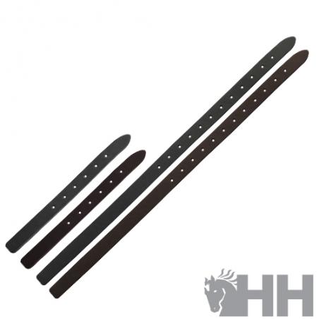 Latiguillos Cincha Cuero Cromo