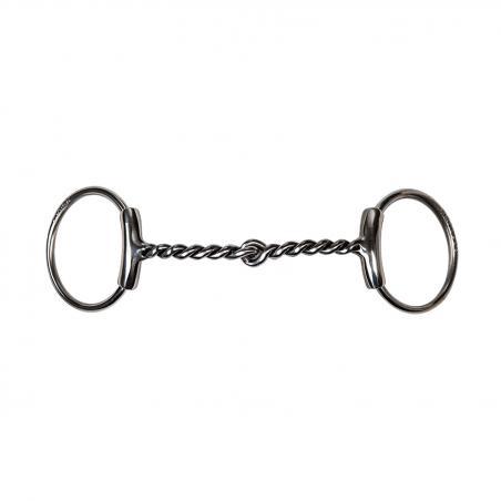 Bf O-Snaffle Bit Curved And Twisted Wire 8Mm