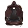 Western Saddle Stainless Steel Fitting Grain Leather Flower Stamp 2817