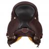Western Saddle Stainless Steel Fitting Grain Leather Flower Stamp 2817