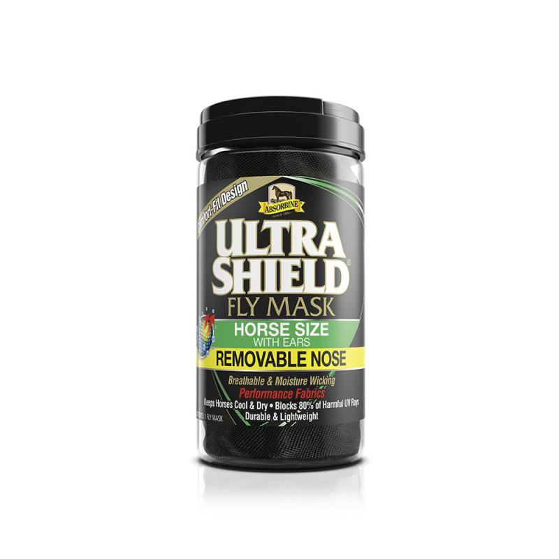 Absorbine "ultrashield" Máscara De Mosca Con Orejas Y Protector Nasal
