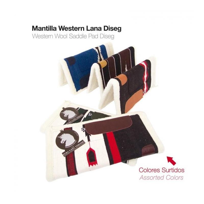 Mantilla Western Lana Diseg Ss00059