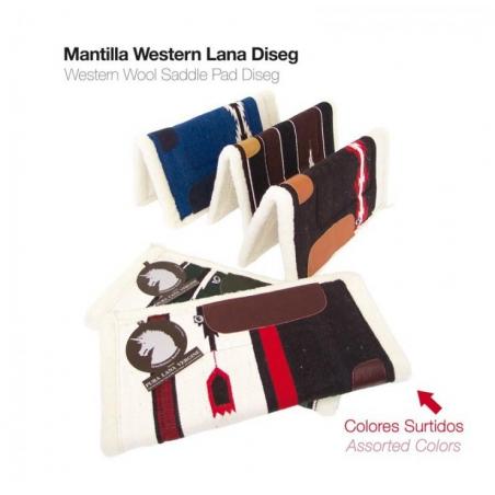 Mantilla Western Lana Diseg Ss00059