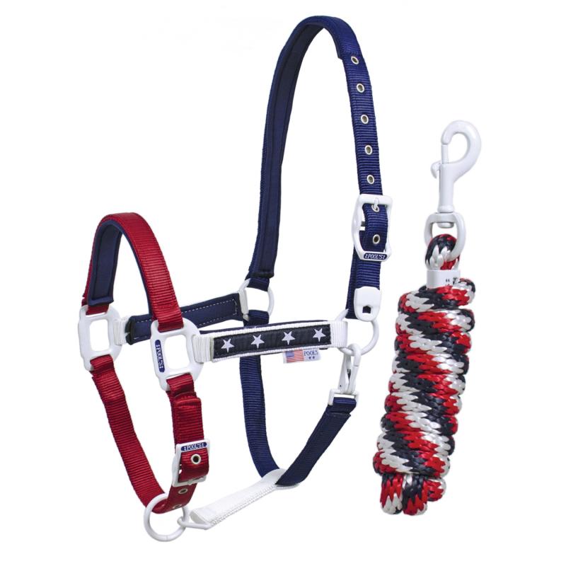 Pool's Nylon Halter Usa Star Model