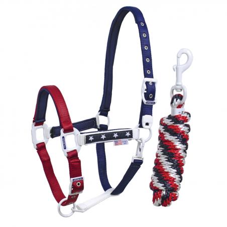 Pool's Nylon Halter Usa Star Model
