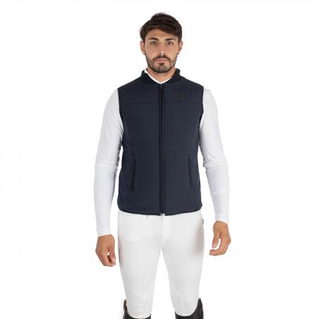 Flam Model Man's Waistcoast In Technical Fabric