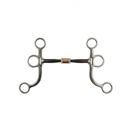 Pool's Western Stainless Steel Bit Roller Copper Flat Rods