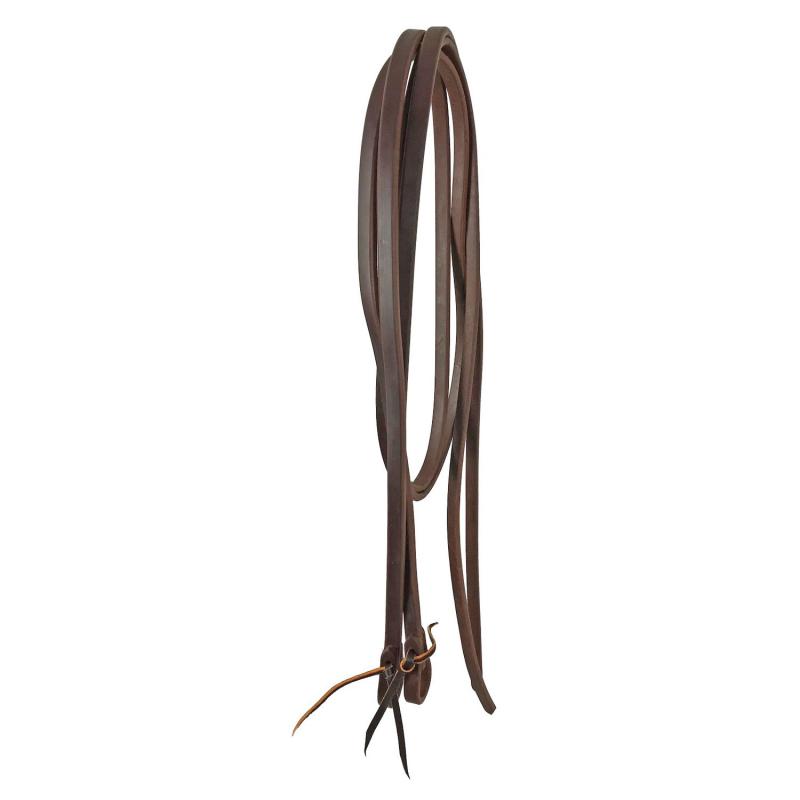 Pool's Reins Heavy Ends Deep Oil Leather. Width Cm. 1,9. Length M. 2.20