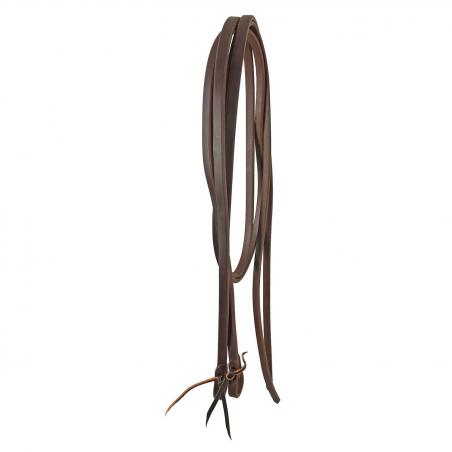 Pool's Reins Heavy Ends Deep Oil Leather. Width Cm. 1,9. Length M. 2.20