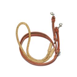Pool's Rawhide Barrel Reins