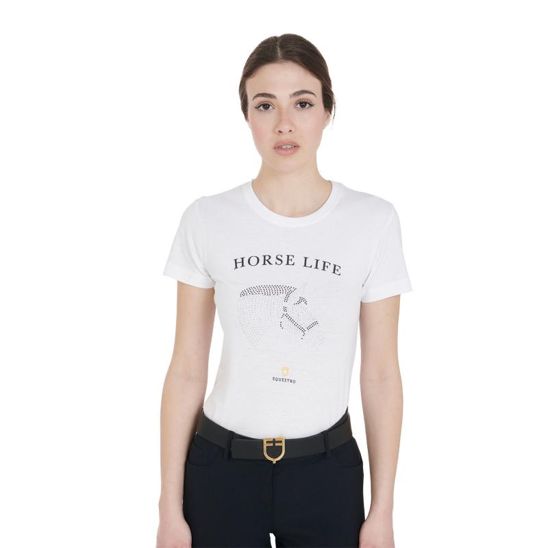 Diamonds Horse Life Woman T-Shirt